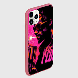 Чехол iPhone 11 Pro матовый Тайлер Дёрден с динамитом, цвет: 3D-малиновый — фото 2