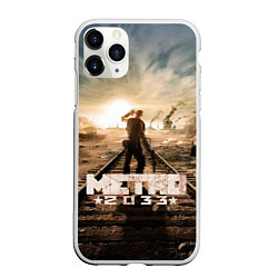 Чехол iPhone 11 Pro матовый MERTO 2033 ВОСХОД, цвет: 3D-белый
