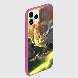 Чехол iPhone 11 Pro матовый ZENITSU ЗЕНИТСУ ЛОГО спина, цвет: 3D-фиолетовый — фото 2
