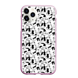Чехол iPhone 11 Pro матовый Коровы