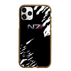 Чехол iPhone 11 Pro матовый MASS EFFECT ПОСЛЕДНИЙ БОЙ, цвет: 3D-коричневый