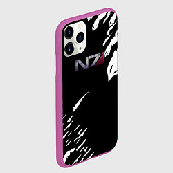 Чехол iPhone 11 Pro матовый MASS EFFECT ПОСЛЕДНИЙ БОЙ, цвет: 3D-фиолетовый — фото 2