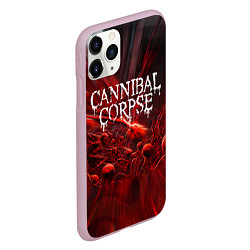 Чехол iPhone 11 Pro матовый Blood Cannibal Corpse Труп Каннибала Z, цвет: 3D-розовый — фото 2