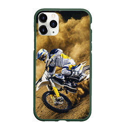 Чехол iPhone 11 Pro матовый HUSQVARNA ХУСКВАРНА SPORT