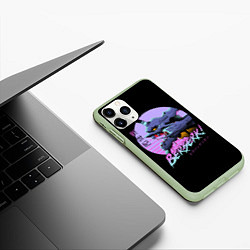 Чехол iPhone 11 Pro матовый EVA-BERSERK ЕВА- БЕРСЕРК, цвет: 3D-салатовый — фото 2