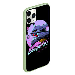 Чехол iPhone 11 Pro матовый EVA-BERSERK ЕВА- БЕРСЕРК, цвет: 3D-салатовый — фото 2