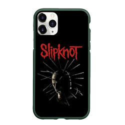 Чехол iPhone 11 Pro матовый CRAIG JONES SLIPKNOT Z, цвет: 3D-темно-зеленый