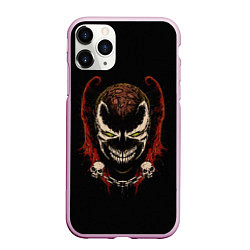 Чехол iPhone 11 Pro матовый Spawn профиль, цвет: 3D-розовый