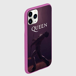 Чехол iPhone 11 Pro матовый Freddie Mercury Queen Z, цвет: 3D-фиолетовый — фото 2