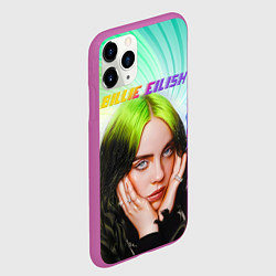 Чехол iPhone 11 Pro матовый BILLIE EILISH БИЛЛИ АЙЛИШ Z, цвет: 3D-фиолетовый — фото 2