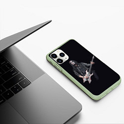 Чехол iPhone 11 Pro матовый James Root, цвет: 3D-салатовый — фото 2