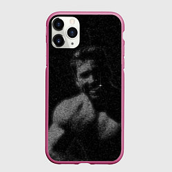 Чехол iPhone 11 Pro матовый Billy Space Star, цвет: 3D-малиновый