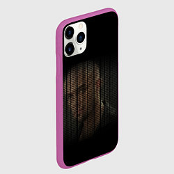 Чехол iPhone 11 Pro матовый Sorry for what, цвет: 3D-фиолетовый — фото 2