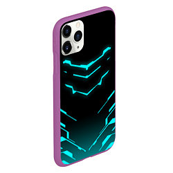 Чехол iPhone 11 Pro матовый DEAD SPACE АЙЗЕК КЛАРК, цвет: 3D-фиолетовый — фото 2