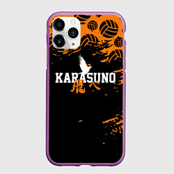 Чехол iPhone 11 Pro матовый KARASUNO КАРАСУНО, цвет: 3D-фиолетовый