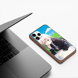 Чехол iPhone 11 Pro матовый Echidna, цвет: 3D-коричневый — фото 2