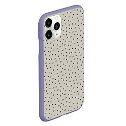 Чехол iPhone 11 Pro матовый Звёздочки, цвет: 3D-серый — фото 2