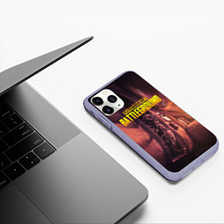 Чехол iPhone 11 Pro матовый PUBG PARAMO ПУБГ ПАРАМО Z, цвет: 3D-светло-сиреневый — фото 2