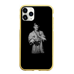 Чехол iPhone 11 Pro матовый John Cena, цвет: 3D-желтый