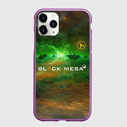 Чехол iPhone 11 Pro матовый BLACK MESA HALF-LIFE Z, цвет: 3D-фиолетовый