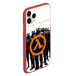 Чехол iPhone 11 Pro матовый HL HALF-LIFE Z, цвет: 3D-красный — фото 2