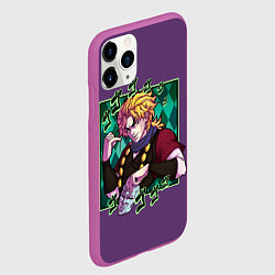Чехол iPhone 11 Pro матовый Dio Brando JoJo, цвет: 3D-фиолетовый — фото 2