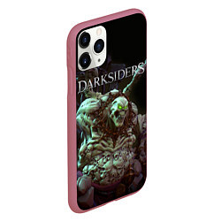 Чехол iPhone 11 Pro матовый Гнев Войны Darksiders Z, цвет: 3D-малиновый — фото 2
