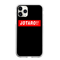 Чехол iPhone 11 Pro матовый Jotaro!!, цвет: 3D-белый
