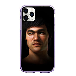 Чехол iPhone 11 Pro матовый Bruce, цвет: 3D-светло-сиреневый