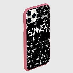 Чехол iPhone 11 Pro матовый FAR CRY 5 ГРЕШНИК SINNER, цвет: 3D-малиновый — фото 2
