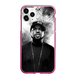 Чехол iPhone 11 Pro матовый Ice Cube Айс Куб Z, цвет: 3D-малиновый