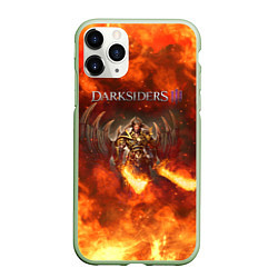 Чехол iPhone 11 Pro матовый Darksiders 3 Гнев Войны 3 Z, цвет: 3D-салатовый