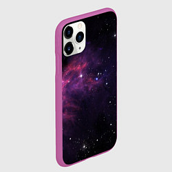 Чехол iPhone 11 Pro матовый Вселенная, цвет: 3D-фиолетовый — фото 2