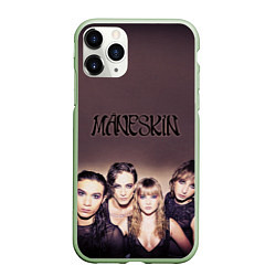 Чехол iPhone 11 Pro матовый Maneskin, цвет: 3D-салатовый