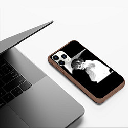 Чехол iPhone 11 Pro матовый Dead Inside TOKYO GHOUL, цвет: 3D-коричневый — фото 2