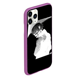 Чехол iPhone 11 Pro матовый Dead Inside TOKYO GHOUL, цвет: 3D-фиолетовый — фото 2