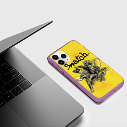 Чехол iPhone 11 Pro матовый Snatch: Art, цвет: 3D-фиолетовый — фото 2