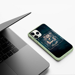 Чехол iPhone 11 Pro матовый Алиса - ИЗГОЙ, цвет: 3D-салатовый — фото 2