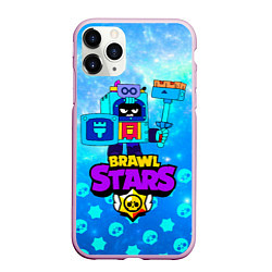 Чехол iPhone 11 Pro матовый Эш Ash Brawl Stars, цвет: 3D-розовый