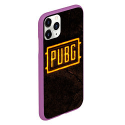 Чехол iPhone 11 Pro матовый PUBG ПАБГ NEON, цвет: 3D-фиолетовый — фото 2