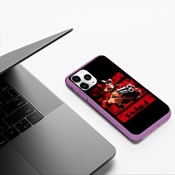 Чехол iPhone 11 Pro матовый Red Dead Redemption 2, цвет: 3D-фиолетовый — фото 2