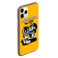 Чехол iPhone 11 Pro матовый Motorhead x Cuphead, цвет: 3D-коричневый — фото 2