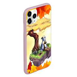 Чехол iPhone 11 Pro матовый Genshin Impact Геншин Импакт, цвет: 3D-розовый — фото 2