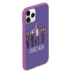 Чехол iPhone 11 Pro матовый Maneskin Zitti e buoni, цвет: 3D-фиолетовый — фото 2