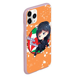 Чехол iPhone 11 Pro матовый Shimizu Kiyoko Haikyu Волейбол Z, цвет: 3D-розовый — фото 2