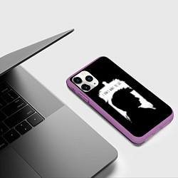 Чехол iPhone 11 Pro матовый Я не хочу идти, цвет: 3D-фиолетовый — фото 2