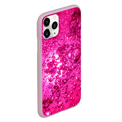 Чехол iPhone 11 Pro матовый Розовые Пузырьки, цвет: 3D-розовый — фото 2