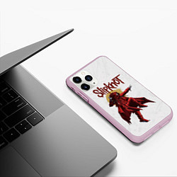 Чехол iPhone 11 Pro матовый SLIPKNOT СЛИПКНОТ Z, цвет: 3D-розовый — фото 2