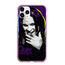 Чехол iPhone 11 Pro матовый Ozzy Osbourne, Оззи Осборн, цвет: 3D-розовый