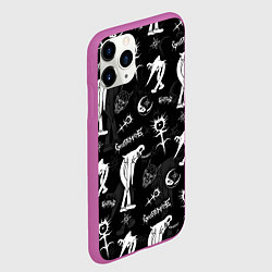 Чехол iPhone 11 Pro матовый Ghostemane, цвет: 3D-фиолетовый — фото 2